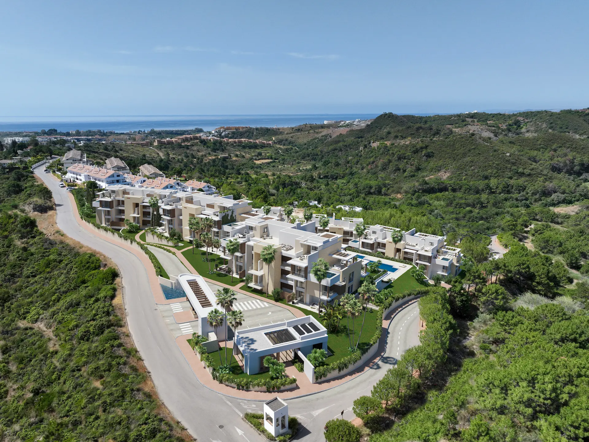 New-Build Hillside Apartments — Estepona