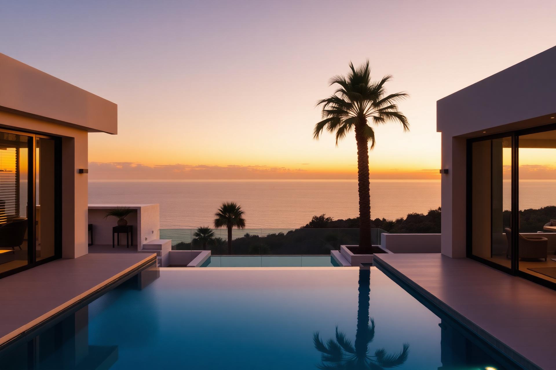 Luxury villa with infinity pool overlooking the Mediterranean on the Costa del Sol